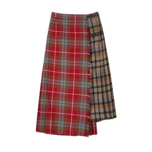 NEVER WORN Andersson Bell Sally Double Pleats Plaid Skirt